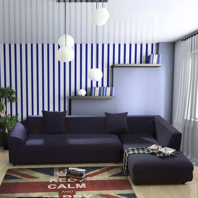 

Чехол на трехместный диван, все включено, универсальный чехол на круглый год, нейтральная европейская ткань, комбинированный чехол на диван, минималистичный, современный Navy blue(Navy blue) Single sofa length 90-140cm