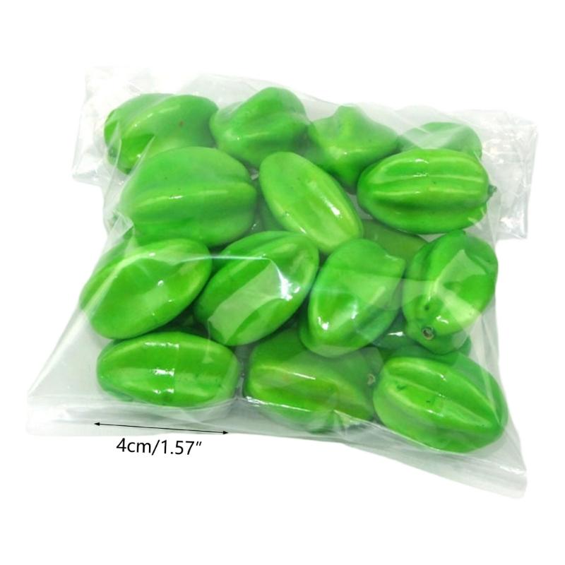 20pcs Artificial Foam Fruit Simulation Lemon Strawberry Wedding Decoration Kitchen Food Photography Props Kindergarten