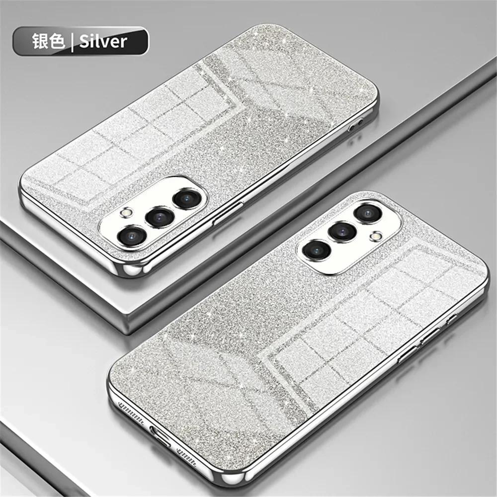 Luxury Glitter Bling Soft Silicone Phone Case for Samsung Galaxy S26 Ultra S26 Pro S25 Edge Plus S24 FE S23 S22 Shockproof Bumper Cover Funda