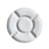 ZISIZ 10-inch Round Serving Plates, Set of 2