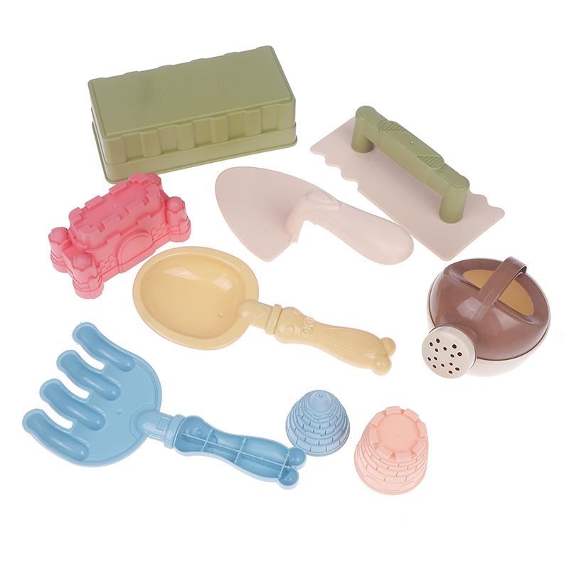 3/8 Stück Sandschaufel Kindersommerspielzeug Sandkasten für Kinder Outdoor Familie Lustige Geschenke Strandburg Eimer Spielsandset Spielzeug