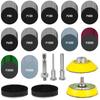 50/160/240 Stück 2/3 Zoll 50mm Schleifscheiben Pads 80-5000 Körnung Schleifpolierpad-Set Für Bohrer Schleifer Rotationswerkzeuge Schleifpapiere