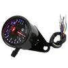 DC 12V Universal Motorcycle LED Backlight Dual Odometer Speedometer Gauges Meter