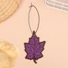 1Pcs Car Air Freshener Natural Scented Tea Paper Cone Hanging Ocean Lemon Perfume Fragrance Leaf Shape Car Accessories