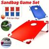 Outdoor Sandsack-Wurfspiel-Set Tragbares Cornhole-Spiel Faltbare Hof-Wurfspiele Camping Mannschaftssportarten Geschenk für Erwachsene und Kinder