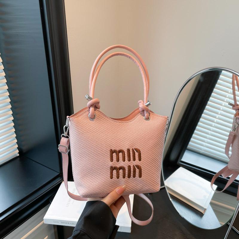 Woven handbag women's new fashionable large-capacity handbag versatile high-end tote bag