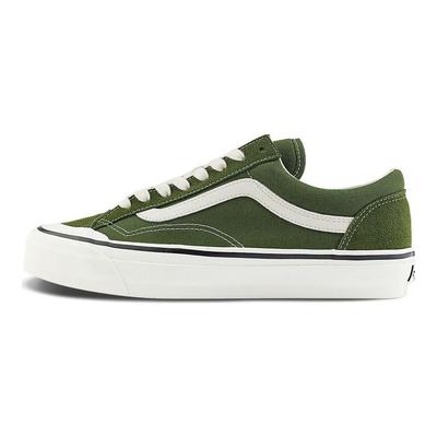 Old Skool Reissue 136 Comfortable Versatile Low-Top Skate Shoes Unisex Sneakers Green VN000MT6E02