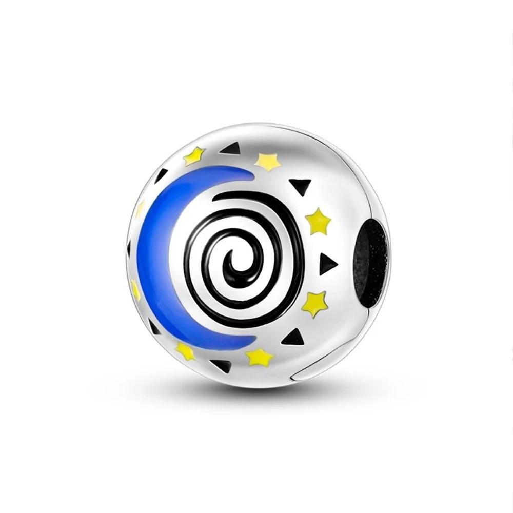 

Charms Copper Plated Sun Stars Moon Graffiti Positioning Beads Fit Originalfor Women Jewelry Diy Making Gifts