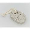 Natural Japanese Pumice Stone, Oval Shape, with String, for Exfoliating Dead Skin