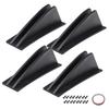 Rear Bumper Spoiler,Rear Bumper Lip ,4 Car Shaker Fin Wing Spoiler | Rear Bumper
