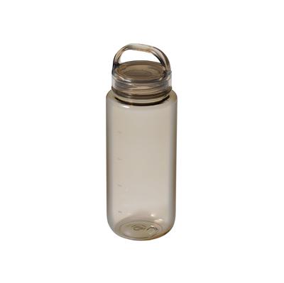 CB Japan Tritan Su Şişesi Ölçü Bandı ile Entegre EDGE BOTTLE 500 ml [Bulaşık Makinesinde Yıkanabilir] Kahverengi, 500ml, Açma/Kapama 180 Derece