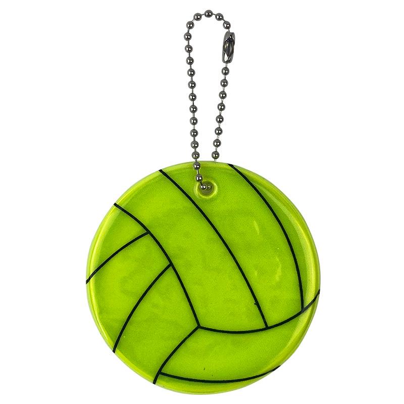 

Светоотражающий кулон в виде волейбольного мяча 6,5 см для школьных сумок – декор для ночной безопасности для студентов