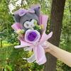 Cartoon My Melody Kuromi Cinnamoroll Kt Cat Plush Doll Creative Flower Bouquet Valentine Christmas Graduation Birthday Gift