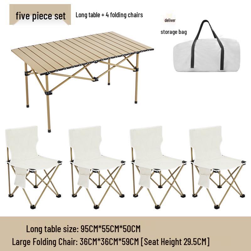 Portable Outdoor Folding Chair with Backrest for Camping and Art Sketching
