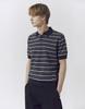 GIORDANO Washable Cotton Polo Neck Short Sleeve Knit Sweater (12Gg) 056510 [8Color]