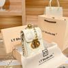 Barney Princess 2024 Luxe Mini Ketting Telefoontas - Dames Schouder- & Messenger Tas uit Zuid-Korea