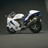 Spray 1/6 SUZUKI HAYABUSA GSX-1300R Alloy Diecast Motorcycle Model Collection Hobby High Simulation Home Decoration Ornament Boy