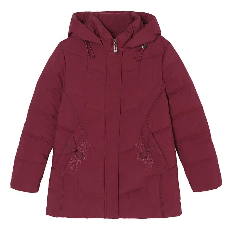 2025 winter new style thick down cotton coat outer cold-proof warm women's winter medium and long