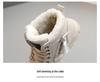 Winter 2024 Damen Trendige Dickbesohlte Fleecegefütterte Martin Boots