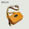 Out Wide Shoulder Strap High Texture Square Crossbody Bag Retro