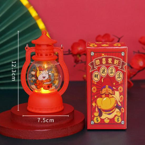 Lampă cu petrol LED retro, lumină de lumânare - Decor de sărbători portabil și ornament creativ pentru atmosferă.