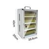 Phone Storage Cabinet Aluminum Alloy Lockable Locker for Repair Stores 48 Slots