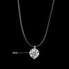 Simple Women Chocker Invisible Chain Transparent Fishing Line Necklace Crystal Rhinestone Choker Necklace Pendant On Line Neck