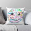Preppy Art Happy Face Aesthetic Pillowcase Polyester Linen Velvet Creative Zip Decorative Bed Cushion Cover 18"