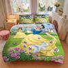 Princess Garden Print 3Pcs Bedding Setduvet Cover With 2 Bedropillowcase Home Birthday Gift