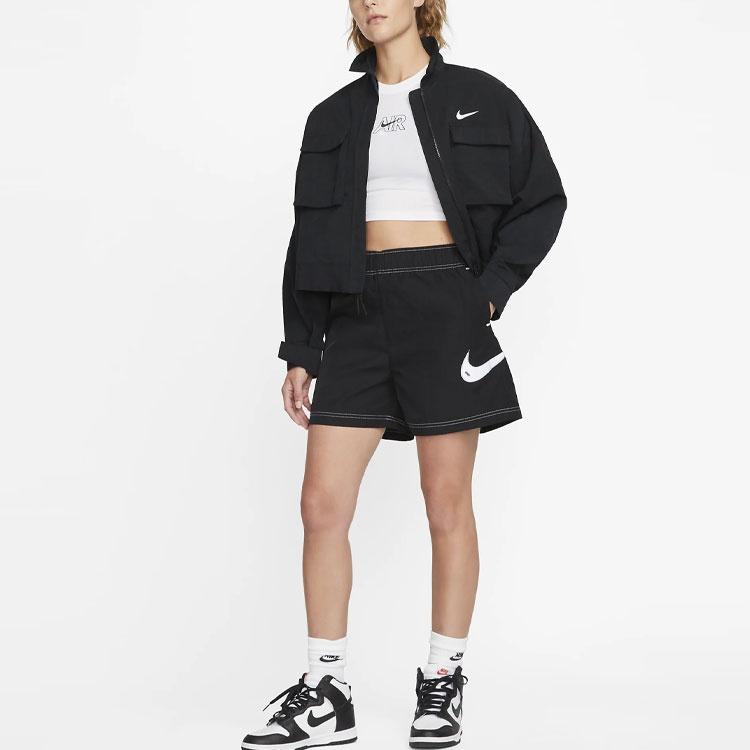 Nike Sports Shorts Women's Black Moderate Woven Shorts DM6752-010