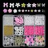 Multicolor 3D Nail Charms Mixed Bowknot Resin Nail Rhinestones  for Glasses Decoration