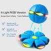 Portable Interactive Flying Saucer Ball Stomp Ufo Magic Balls, Flyer Transforming Glowing Jump Ball, Kids Bouncy Stomp Ball