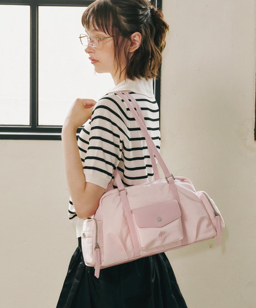 Masmarulez Lumi Nylon Shoulder Bag_Pink