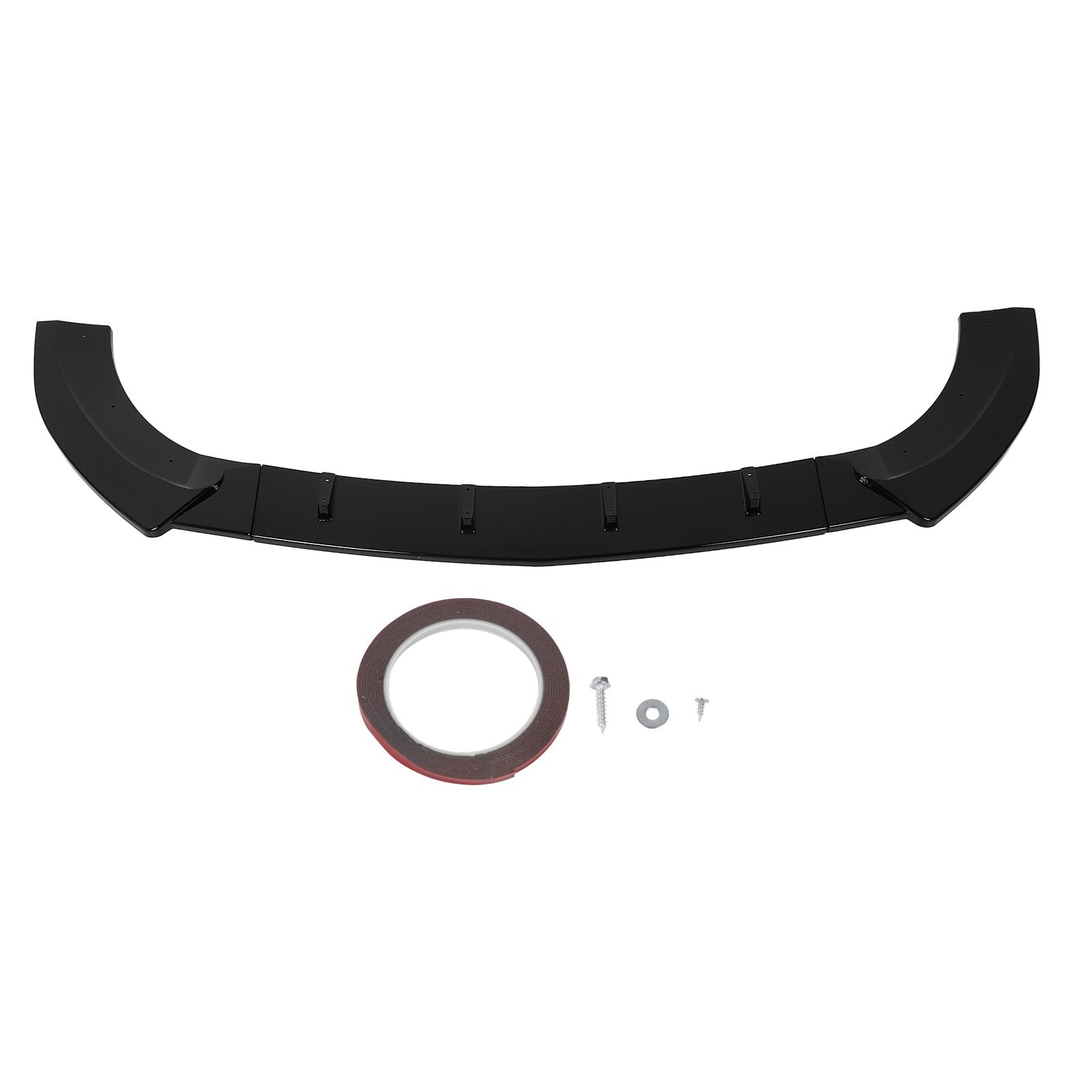 

3 шт. спойлер для переднего бампера, спортивный вид, сплиттер для переднего бампера, протектор для V-класса W447 2016 Glossy Black