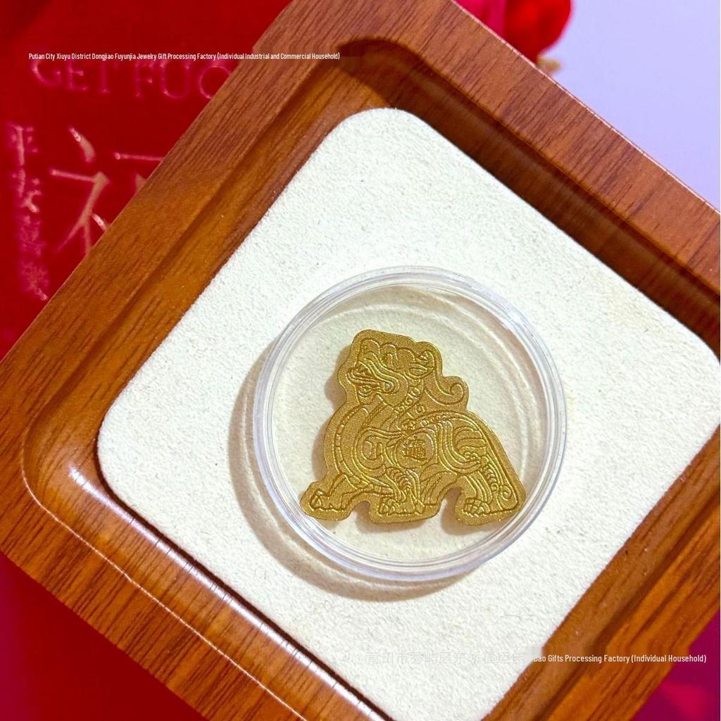 Pure Gold 999 Horse Year Phone Sticker for Wealth and Health - Popular Douyin Live Seller