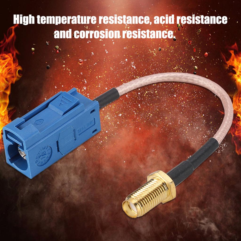 13cm Car GPS Antenna Adapter Cable Fakra To SMA Adapter Fine Copper Connector Cable