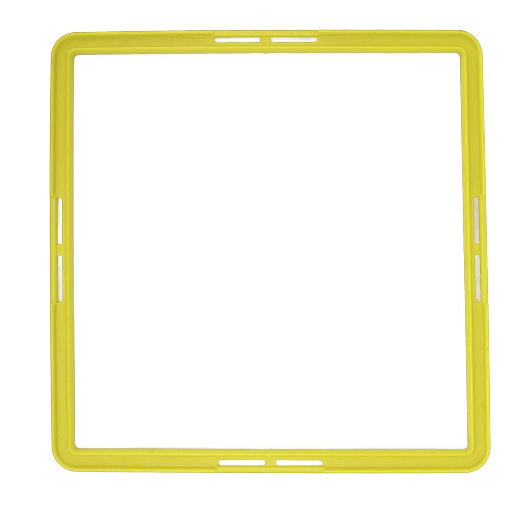 5 Pcs Agility Training Rings Multifunctional Quadrilateral Physical Speed Training Rings for Basketball Football Yellow