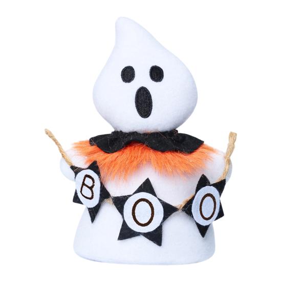 Plush Ghost Ornaments for Home Halloween Faceless Ornament, Cute Cloth Fabric Ghosts Table Holiday Gifts Friends And Family Decoration,