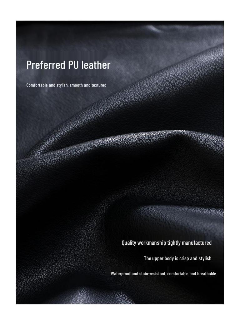 Damen Schlankmachende Schicke Motorradlederjacke - Kurz Koreanische Mode für Frühling & Herbst 2025