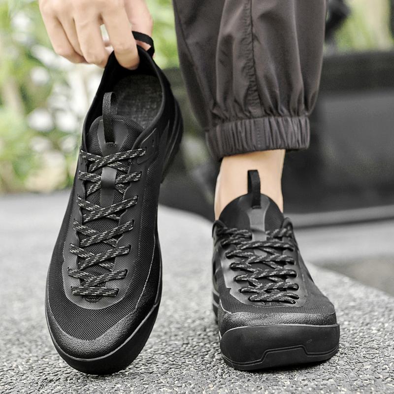 Fashion Fashion Casual Outdoor Running Shoes  Men's Breathable Flats Mesh Lace-Up Shoes Lightweight Walking Sneakers for Men Size 38-45