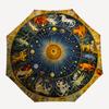 Zodiac, Astrology Themed Automatic Opening and Closing Umbrella, Brightly Colored 8 rib Portable Umbrella, Suitable for Men and Women, A Per