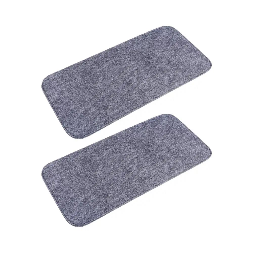 2 Pezzi Tappetino per Pavimento in Feltro per Porta Auto Anti Sporco Assorbente Tappetino Auto Antiscivolo Resistente all'Usura Accessori Interni Tappetino Protec M7C0