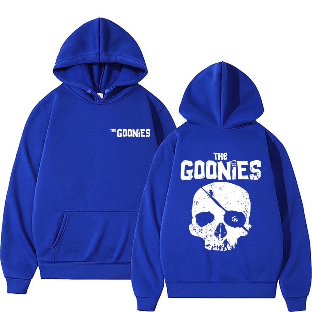 Funny Movie The Goonies Never Say Die Double Sided Print Hoodie Unisex Skeleton Graphic Sweatshirt Unisex Oversized Hoodies