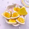 Resin Colorful Kawaii Prince Boy Princess Girl Flat Back Stone Cartoon Figurines 6PCS Scrapbook DIY Bow Decor Accessories Crafts