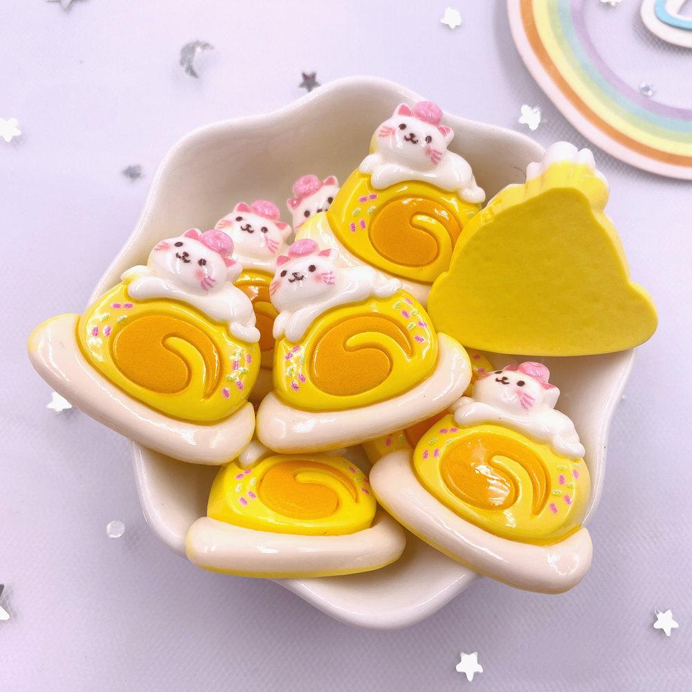 Resin Colorful Kawaii Prince Boy Princess Girl Flat Back Stone Cartoon Figurines 6PCS Scrapbook DIY Bow Decor Accessories Crafts