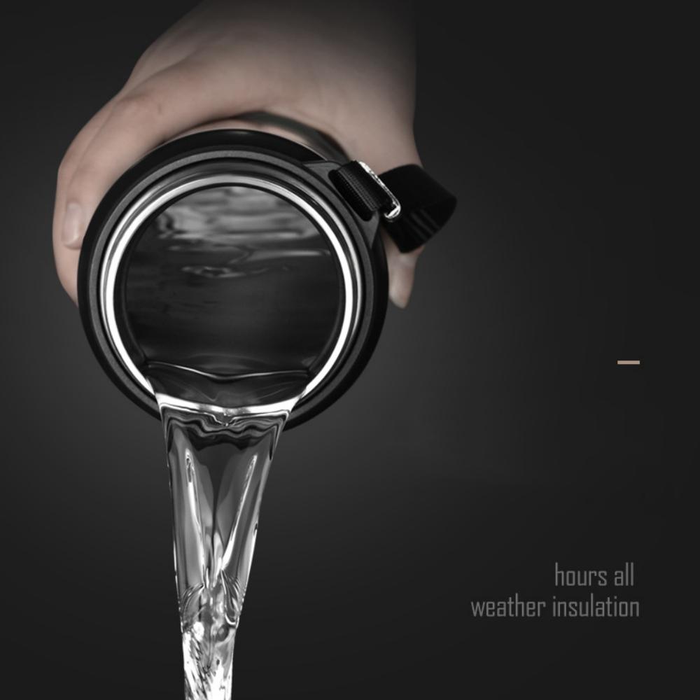 Large-capacity 304 stainless steel business insulated cup, hanging cup, simple and portable gift water cup