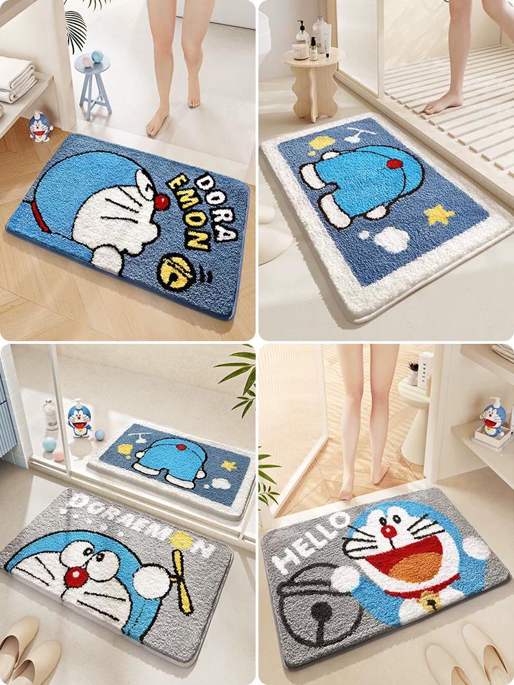 Doraemon Strong Absorbent Pads Cartoon Bathroom Carpet