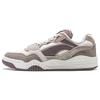 Li Ning Moon White Slip Resistant Abrasion Resistant Low Top Skateboard Shoes Men's Brown White AGCS251-22
