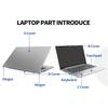 Parts For MateBook 14 KLVL KLVL-WFE9 KLVL-WFH9 2020 14inch LCD Back Cover Palmrest Bottom Case Repair Gray