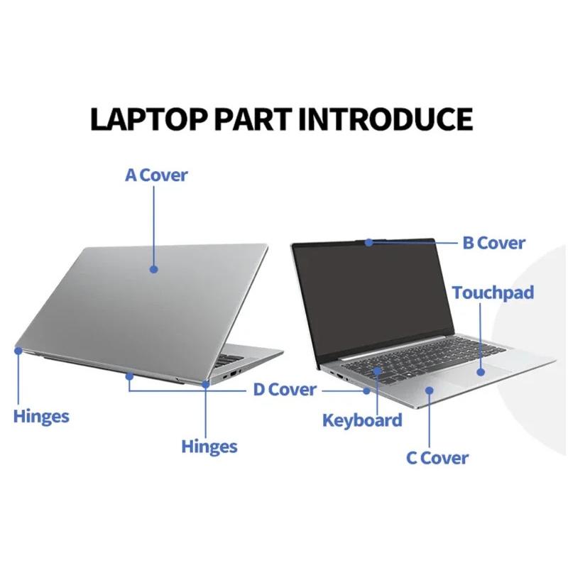 Parts For MateBook 14 KLVL KLVL-WFE9 KLVL-WFH9 2020 14inch LCD Back Cover Palmrest Bottom Case Repair Gray